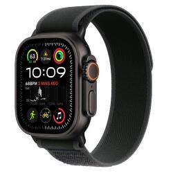 Apple Watch Ultra 2 GPS + Cellular, Cassa 49 mm in titanio nero con Trail Loop nero - S/M