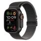 Apple Watch Ultra 2 GPS + Cellular, Cassa 49 mm in titanio nero con Loop in maglia milanese in titanio nero - L