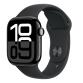 Apple Watch Series 10 GPS, Cassa 46 mm in alluminio Jet Black con Cinturino Sport nero - M/L