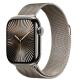 Apple Watch Series 10 GPS + Cellular, Cassa 42 mm in titanio naturale con Loop in maglia milanese naturale