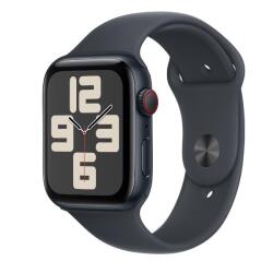 Apple Watch SE GPS + Cellular, Cassa 44 mm in alluminio mezzanotte con Cinturino Sport mezzanotte - M/L