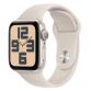 Apple Watch SE GPS + Cellular 40mm Starlight Aluminium Case with Starlight Sport Band - M/L