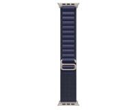 Correa Loop Alpine azul marino (49 mm) - Talla S - Titanio natural