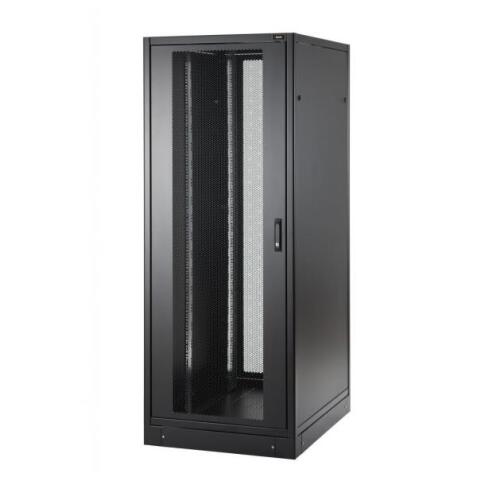 RACK A PAVIMENTO SERVER IP20 19  42U A2057XL800XP1000  PORTE ANT. SINGOLA E POST. DOPPIO BATT. TRAF. 80  LAT. ASP. COLORE NERO