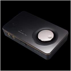 SCHEDA AUDIO USB 7.1 CANALI / 114DB SNR / AMPLIFICATORE CUFFIE        INTEGRATO / CONTROLLO VOLUME MICROFONO / NEW DOLBY HOME THEATRE V4