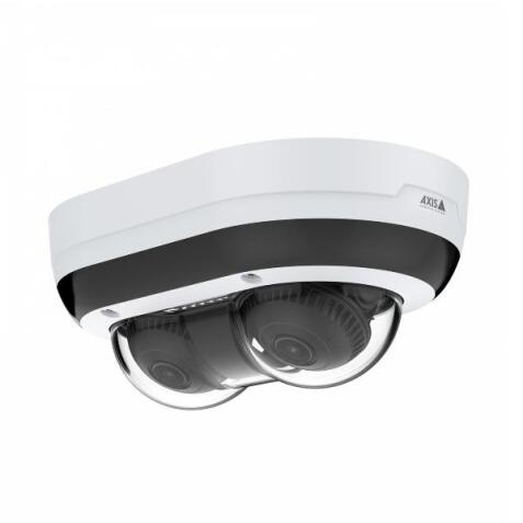 AXIS P4707-PLVE OFFERS TWO CHANNELS WITH 5MP PER CHANNEL  AT A FRAME  RATE OF 30 FPS. WITH ITS UNIQUE DESIGN  THIS MULTIDIRECTIONAL CAMERA