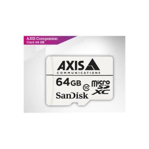 AXIS SURVEILLANCE CARD 64 GB IS A HIGH ENDURANCE MICROSDXC  CARD      OPTIMIZED FOR VIDEO SURVEILLANCE