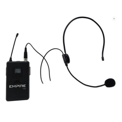 KIT RADIOMICROFONO NECK/LAVALIER CON RICEVITORE 2 CANALI
