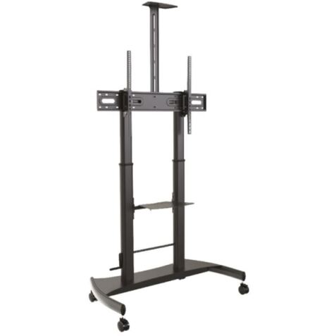 CARRELLO MOBILE PER MONITOR FINO A 100 . REGOLABILE IN ALTEZZA        MANUALMENTE C/MANOVELLA.ORIENTAMENTO MONITOR SOLO ORIZZONTALE.