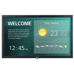 LG 22SM3G-B SM3G Series - 22" Class (21.5" viewable) with Integrated Pro:Idiom LED-backlit LCD display - Full HD - for digital signage