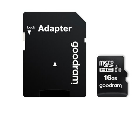 16GB MICRO CARD cl 10 UHS I + adapter