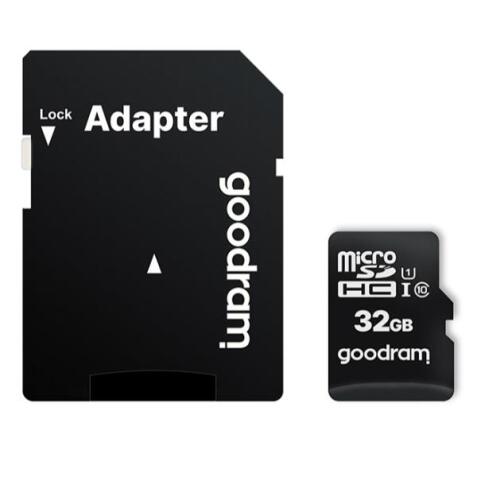 32GB MICRO CARD cl 10 UHS I + adapter