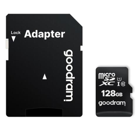 128GB MICRO CARD cl 10 UHS I + adapter