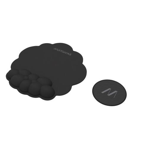 MUITOMAS MOUSEPAD AND SAUCER BK