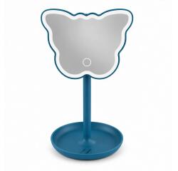 =>>MM MIRROR BUTTERFLY SHAPE BLUE