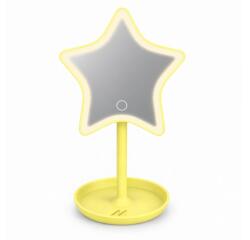 =>>MM MIRROR STAR SHAPE YELLOW