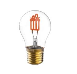 MUITOMAS - Lampada a bulbo a forma di lampadina a tema Natalizio