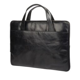 Silkeborg 13" - Sleeve in Pelle - Nero