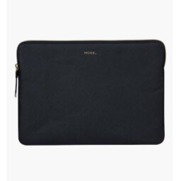 Paris - Sleeve in Pelle Saffiano per MacBook Pro/Air(2020) 13" - Nero