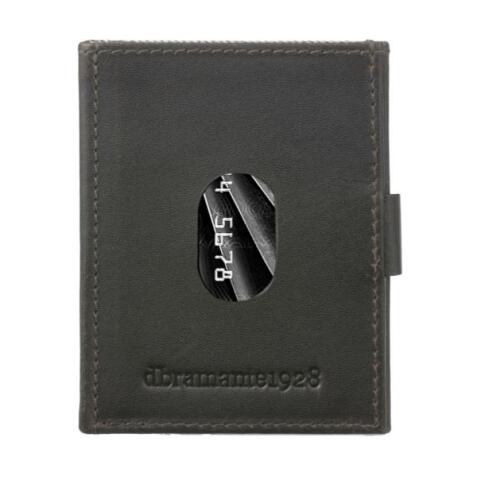 Portafogli e Porta carte di credito in pelle - Nero