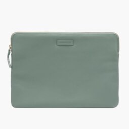 Paris - Sleeve in pelle per Laptop 15  /MacBook 16  - Verde