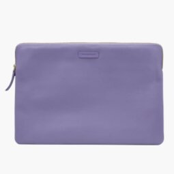 Paris - Sleeve in pelle per Laptop 15  /MacBook 16  - Viola