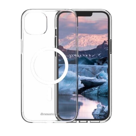 ICELAND PRO - CUSTODIA PER IPHONE 14 PLUS  IN 100  PLASTICA RICICLATA - TRASPARENTE