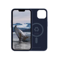 Monaco - Custodia per iPhone 14 in Plastica Riciclata - Blu