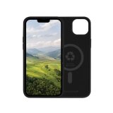 MONACO - CUSTODIA PER IPHONE 14 PLUS  IN PLASTICA RICICLATA - NERO