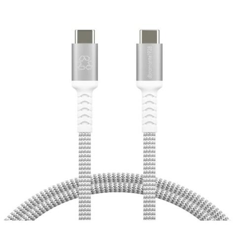 Cavo intrecciato riciclato in Nylon Dbramante1928 1 2m USB-C ad USB-C 100W