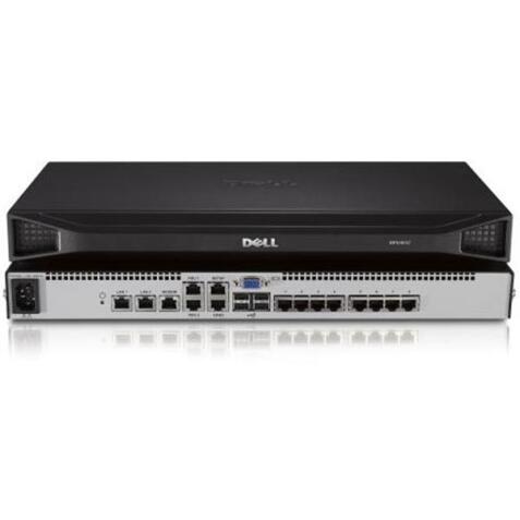 Dell DMPU108e-G01 8-port remote KVM switch with one remote, one local user, single power supply - TAA Compliant