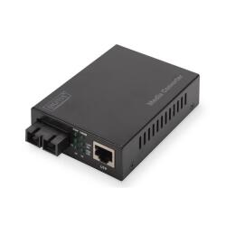 CONVERTITORE DI MEDIA DIGITUS  MULTIMODALE DA 10/100/1000 BASE-T A 1000BASE-SX  INCL. ALIMENTATORE CONNETTORE SC  FINO A 0 5 KM