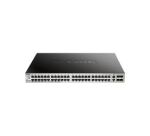 48 SFP ports Layer 3 Stackable Managed Gigabit Switch with 2 x 10GBASE-T ports and 4 x SFP+ ports