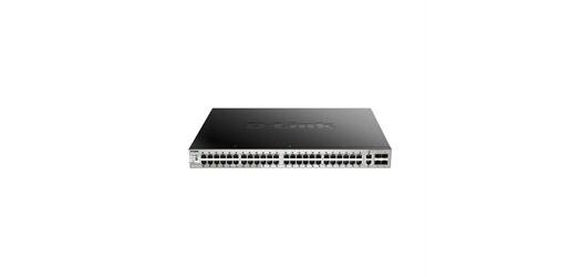 48 SFP ports Layer 3 Stackable Managed Gigabit Switch with 2 x 10GBASE-T ports and 4 x SFP+ ports