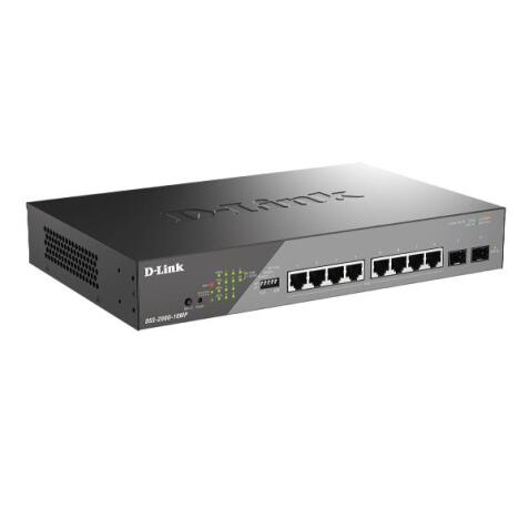 Switch Gigabit PoE Smart Surveillance DSS-200G-10MP/E