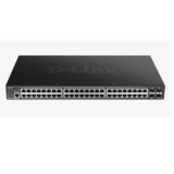 DGS-1250-52XMP48-PORT GIGA POE SMART 4X10G SFP+