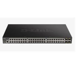 DGS-1250-52XMP48-PORT GIGA POE SMART 4X10G SFP+