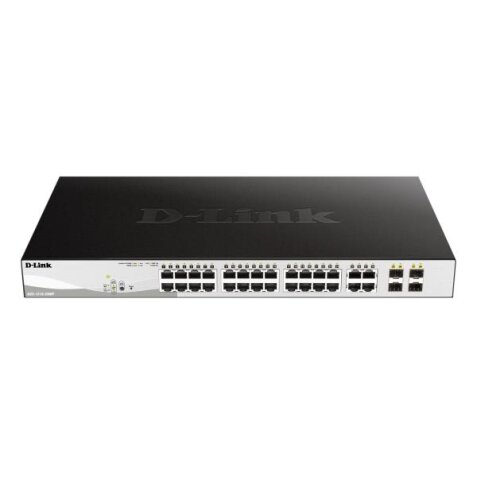 28-PORT GIGABIT POE+ SMART MANAGED SWITCH INCLUDING 4 X 100/1000MBPS  COMBO PORTS