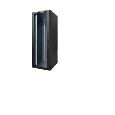 RACK NETWORK   42U L600XP600  PORTE ANT. E POST. FORATE  PANN. LATER.  PROFILI 19  ANT. E POST.  PIEDINI DI LIVELLAMENTO  NERO 9016