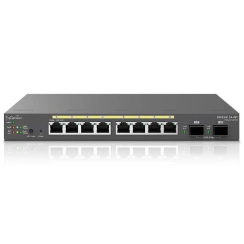 EWS2910P-FIT - Switch 8-port GbE PoE.af/at(+) 55W, 2xSFP Desktop wall-mountable