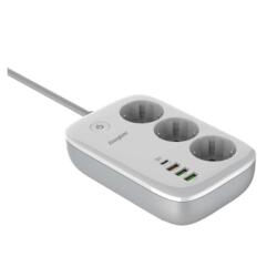 Energizer EPB2500W02EU power extension 2 m 3 AC outlet(s) Indoor White