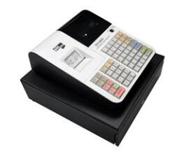 Caja Registradora ecr sampos er-60 blanca 28 departamentos display vfd antireflejos conforme normativa factura