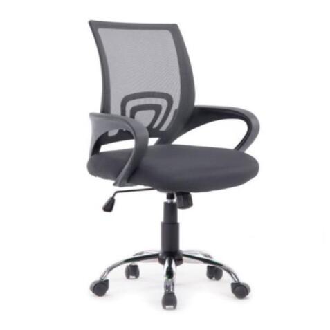 EQUIP - SEDIA DA UFFICIO IN RETE, Grigio scuro