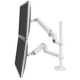 Ergotron LX - mounting kit - for 2 LCD displays - white