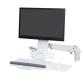 STYLEVIEW SIT-STAND COMBO ARM  BRIGHT WHITE TEXTURE