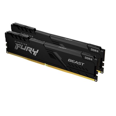 16GB 3200MHz DDR4 CL16 DIMM (Kit of 2) FURY Beast Black