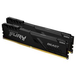 32GB 3200MHz DDR4 CL16 DIMM (Kit of 2) 1Gx8 FURY Beast Black