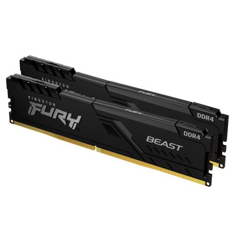 32GB 3600MHz DDR4 CL18 DIMM (Kit of 2) FURY Beast Black