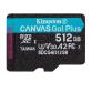 512GB microSDXC Canvas Go Plus Gen4 200R A2 U3 Single Pack w/o ADP