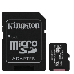 Kingston Canvas Select Plus - flash memory card - 128 GB - microSDXC UHS-I